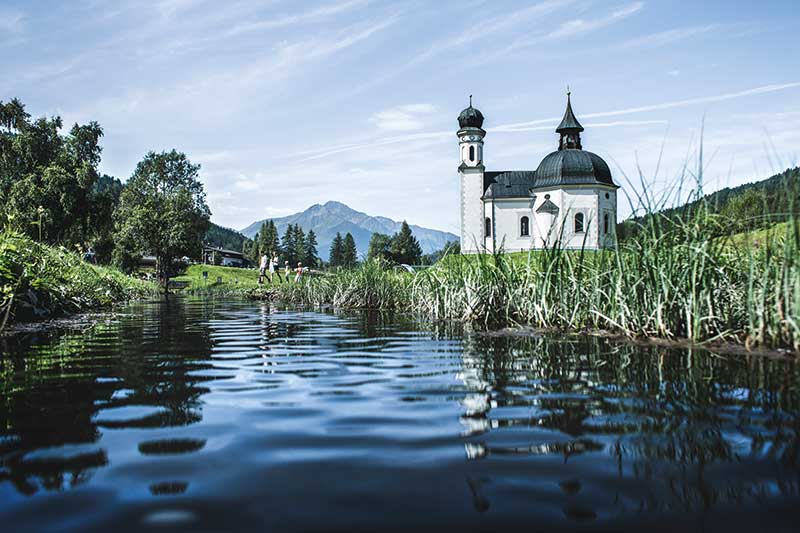 Seefeld Tirol Seekirchl in Seefeld