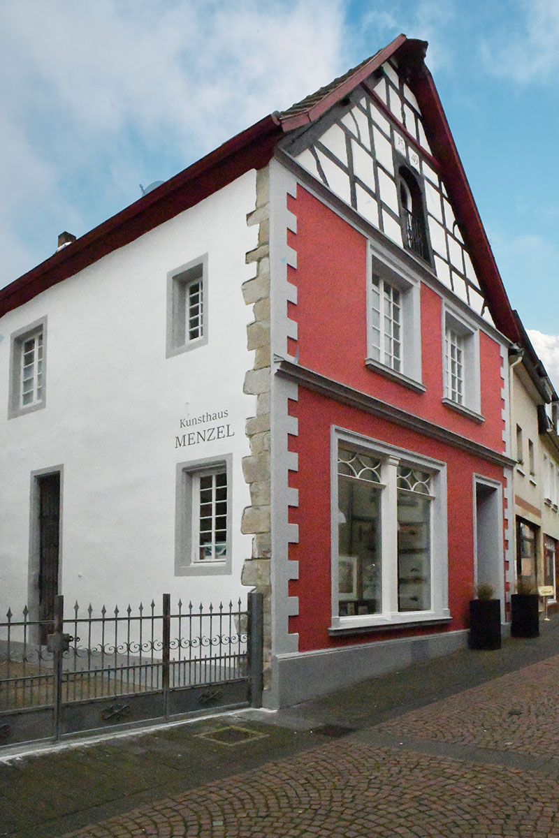 Das Haus des Gerichtsschreibers – heute Kunsthaus Menzel – in der Kirchstraße
