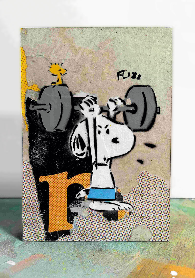 Exponat aus der Serie Snoopy STRONGMAN